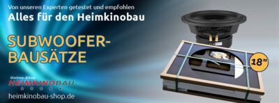 Slider für Subwoofer.Bausätze von heimkinobau-shop.de