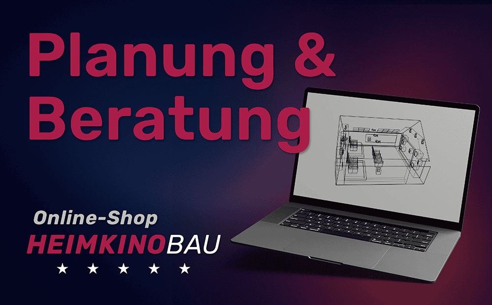 Banner für Heimkinobau-Shop Kategorie Planung