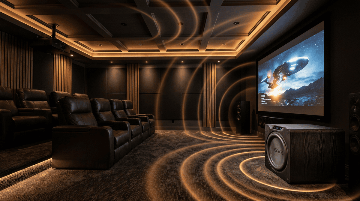 Schneller oder langsamer Bass im Heimkino - Illustration zur Veranschaulichung-03