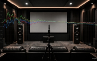 Audyssey im Heimkino – Einmessung und Raumkorrektur mit Messmikrofon und dargestellten Frequenzgängen