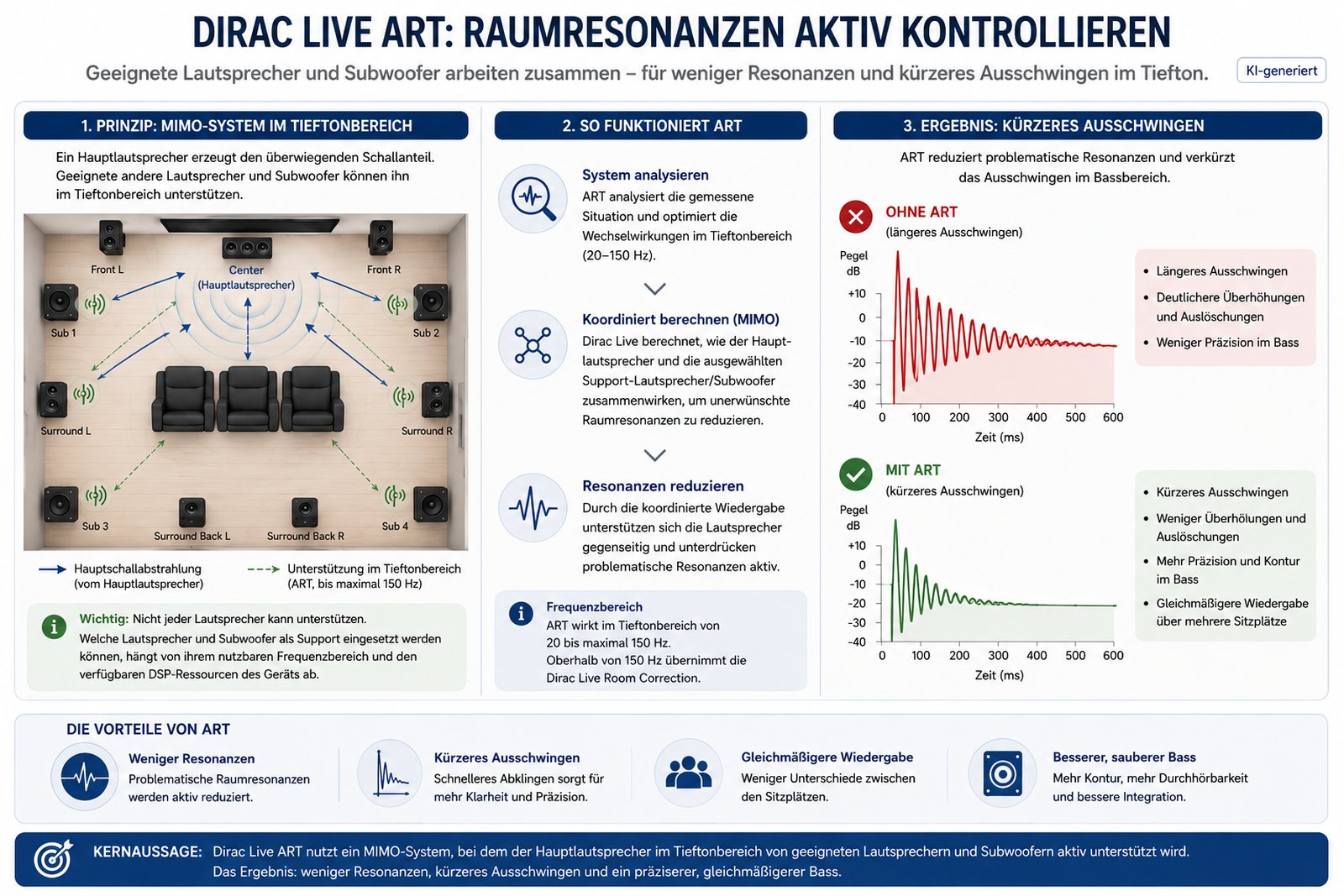 Grafik zeigt Darstellung der einzelnen Messpositionen in Audyssey MultEQ-X